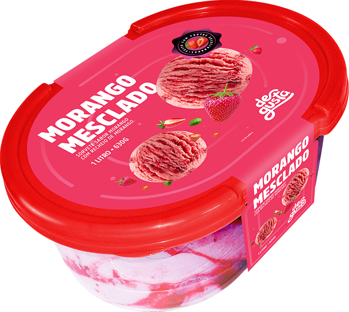 Morango mesclado